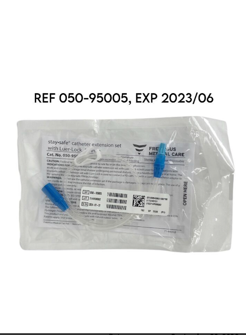 FRESENIUS 050-95005 catheter extension set EXP 2023 06