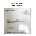 SYNTHES 280.990S DHS@/DCS@ COMPRESSION SCREW 36MM-STERILE EXP 2025 08