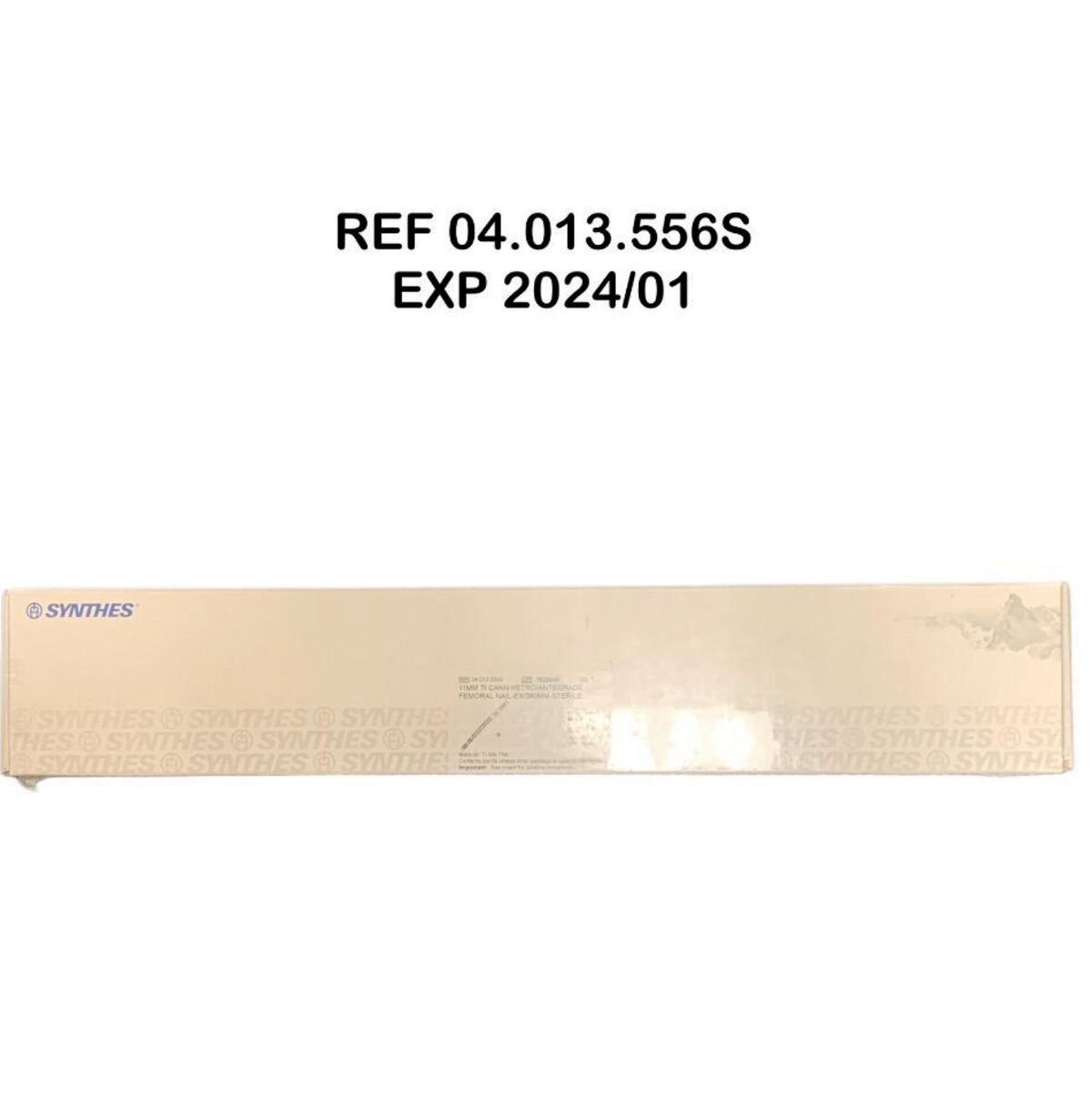 SYNTHES 04.013.556S 11MM TI CANN RETRO/ANTEGRADE FEMORAL NAIL EX/380MM STERILE EXP 2024 01
