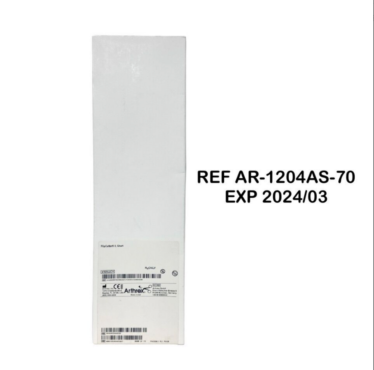 ARTHREX AR-1204AS-70 FlipCutter II Short 7mm EXP 2024 03