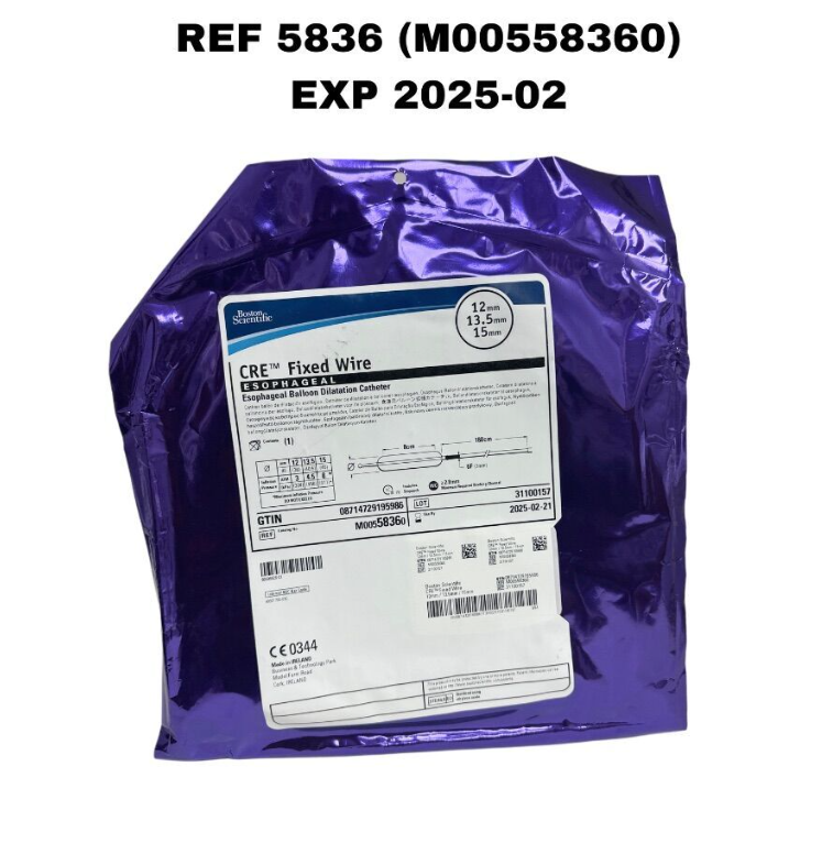 BOSTON SCIENTIFIC 5836 (M00558360) CRE Fixed Wire 12mm / 13.5mm / 15mm EXP 2025 02
