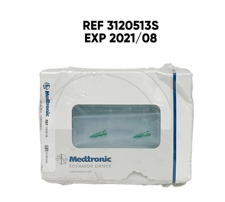 MEDTRONIC 3120513S ATLANTIS Anterior Cervical Plate System SELF-DRILL VAR SCREW  CONTAINS 2  Size: 4.0mm x 13.0mm EXP 2021 08