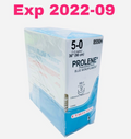 ETHICON 8556H Prolene 5-0 Suture RB-1 Needle 36" 90cm Blue Monofilament - Box of 36 Exp.2022 09