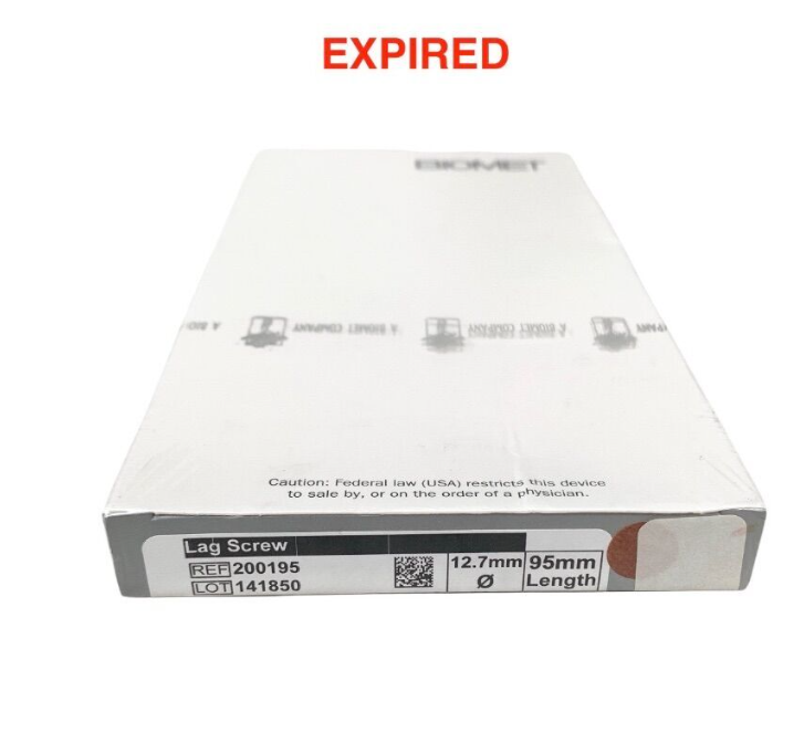 BIOMED 200195 VHS Variable-Angle Hip Screw Lag Screw 12.7mm x 95mm Orthopedic Implant Exp.2025 08