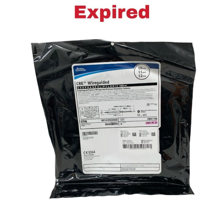 BOSTON SCIENTIFIC M00558410 CRE Wireguided Esophageal/Pyloric Balloon Dilatation Catheter 10–12mm 180cm Exp.2025 05