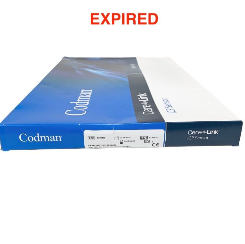CODMAN 82-6850 CereLink ICP Sensor Basic Kit Subdural Intraparenchymal EXP 2025 11