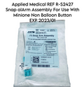 APPLIED MEDICAL TECHNOLOGY R-S2427 Snap alArm Assembly For Use With Minione Non Balloon Button EXP 2023 01