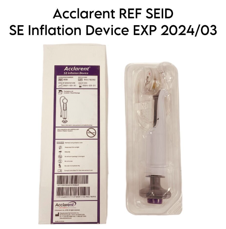 ACCLARENT SEID SE Inflation Device EXP 2024 03