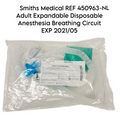 SMITHS MEDICAL 450963-NL Adult Expandable Disposable Anesthesia Breathing Circuit EXP 2021 05