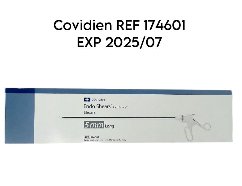 COVIDIEN 174601 Endo Shears Auto Suture Shears 5mm Long EXP 2025 07