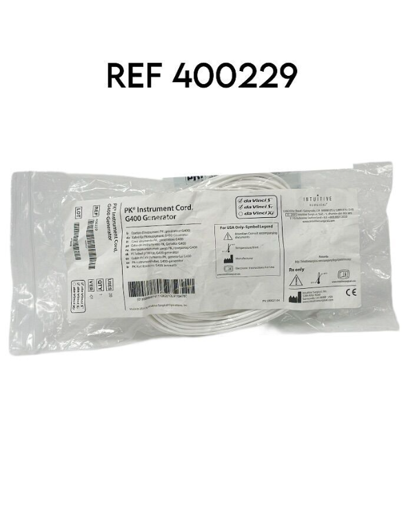 INTUITIVE SURGICAL DAVINCI 400229 PK INSTRUMENT CORD G400 GENERATOR ( 20 USES )