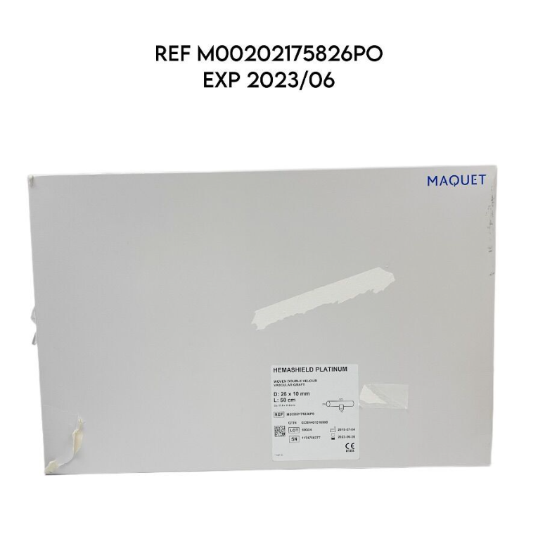 MAQUET  M00202175826PO WOVEN DOUBLE VELOUR VASCULAR GRAFT  EXP 2023 06