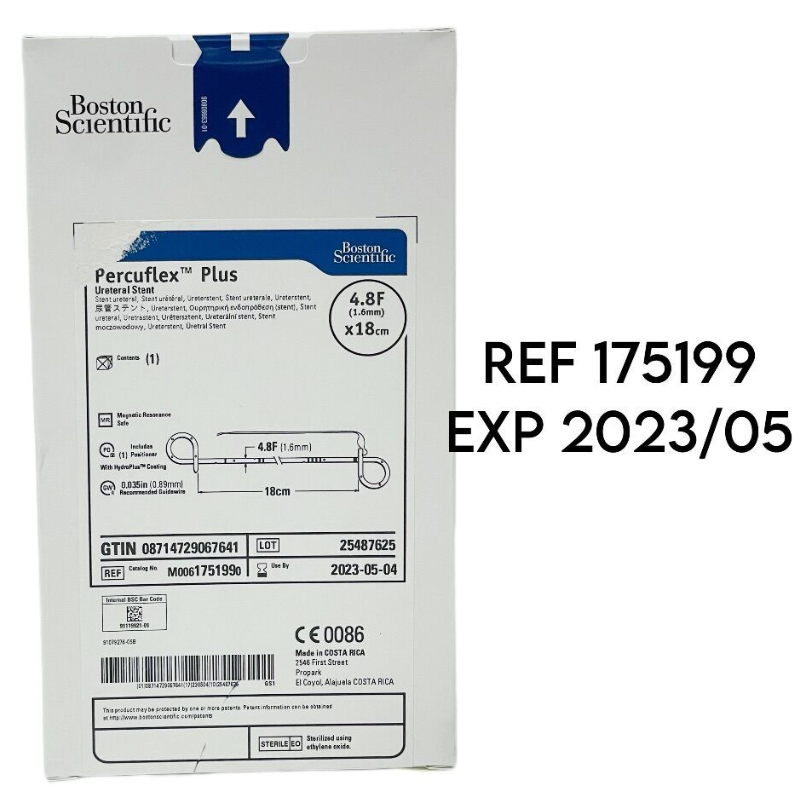 BOSTON SCIENTIFIC 175199 Percuflex Plus Ureteral Stent,EXP 2023 05