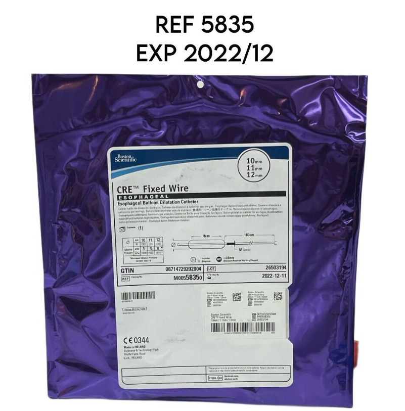 BOSTON SCIENTIFIC 5835 CRE Fixed Wire ESOPHAGEAL Esophageal Balloon Dilatation Catheter EXP 2022 12