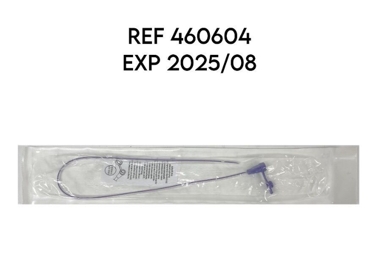 COVIDIEN 460604 ARGYLE PVC FEEDING TUBE  RADIOPAQUE 8F X 16" EXP 2025 08