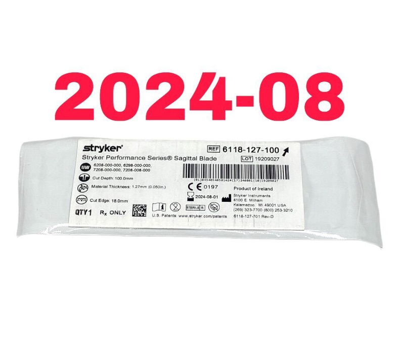 STRYKER 6118-127-100 Stryker Performance Series Sagittal Blade  EXP 2024 08