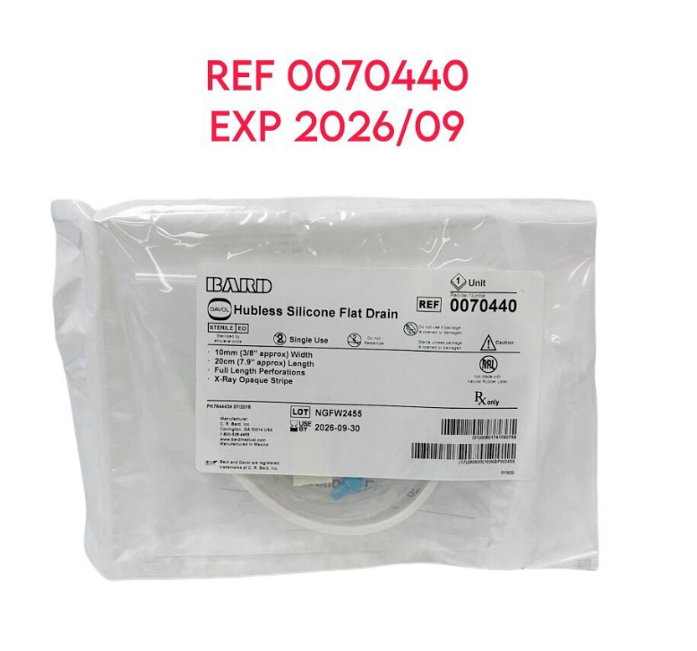 BARD 0070440 Hubless Silicone Flat Drain EXP 2026 09