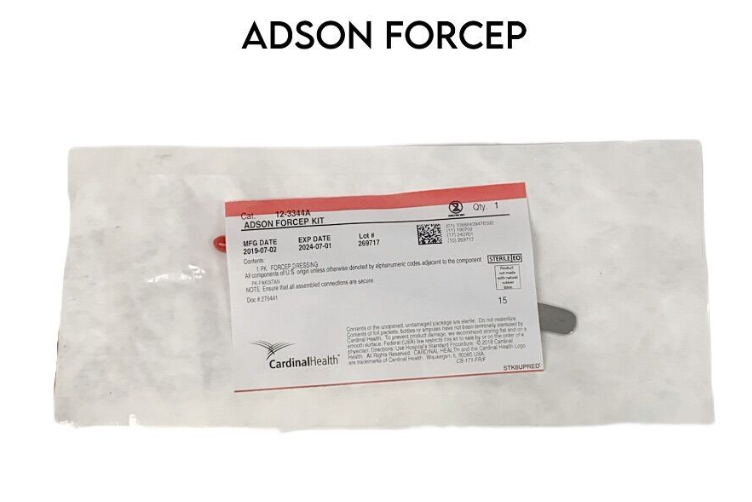 CARDINAL HEALTH 12-3344A ADSON FORCEP KIT EXP 2024 07