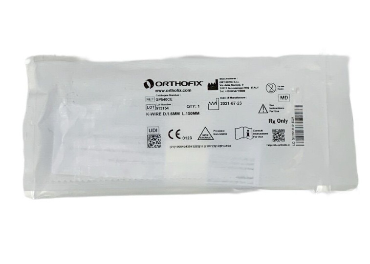 ORTHOFIX GP540CE K-WIRE D.1.6MM L.150MM