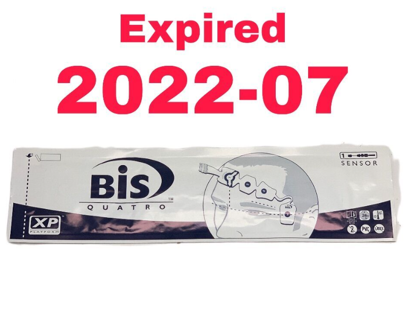 COVIDIEN 186-0106 BIS QUATRO SENSOR EXP 2022 07