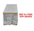 COVIDIEN G-1792K Chromic Gut Absorbable Suture 5-0 1.5 Metric HE-3 CUTTING EXP 2024 03
