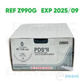 ETHICON Z990G PDS II (Polydioxanone) Suture 0 (3.5 metric) 60" (150 cm) СТХ  EXP 2025 09