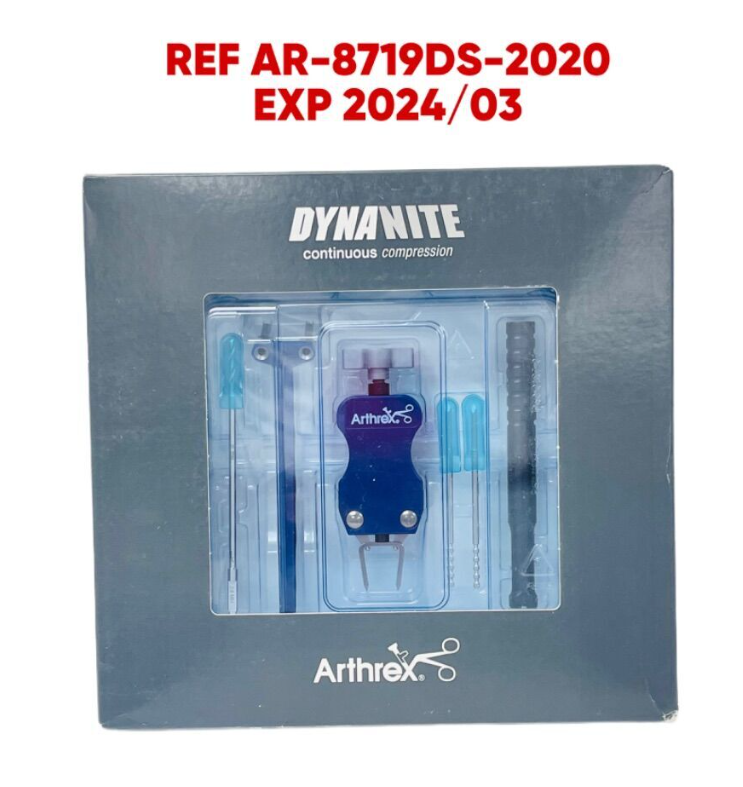 ARTHREX AR-8719DS-2020 DynaNite Nitinol Staple with Instrumentation 20W x 20L  EXP 2024 03