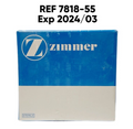 ZIMMER 7818-55 VerSys Hip System Endo Femoral Head 12/14 Taper 55 mm Diameter Exp 2024 03