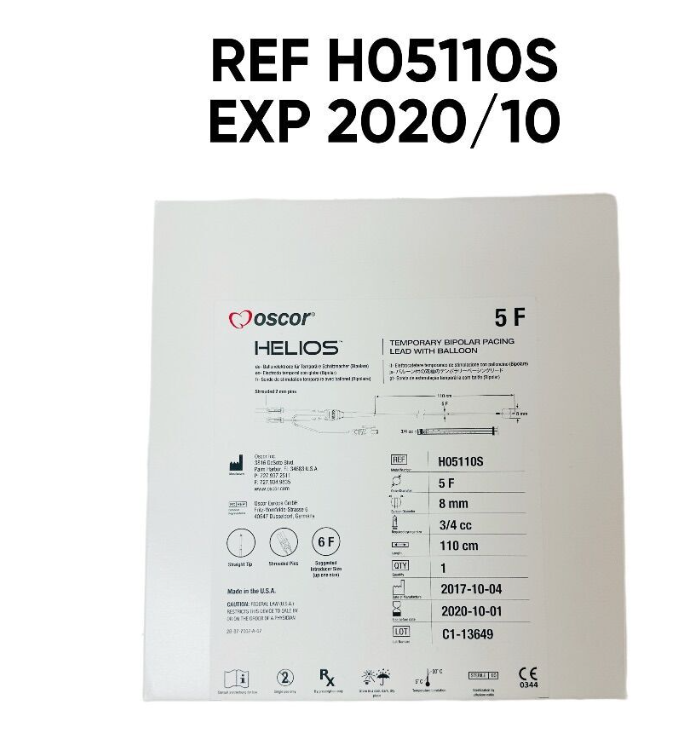 OSCOR HO5110S HELIOS 5 F TEMPORARY BIPOLAR PACING I FAD WITH BALLOON EXP 2020 10
