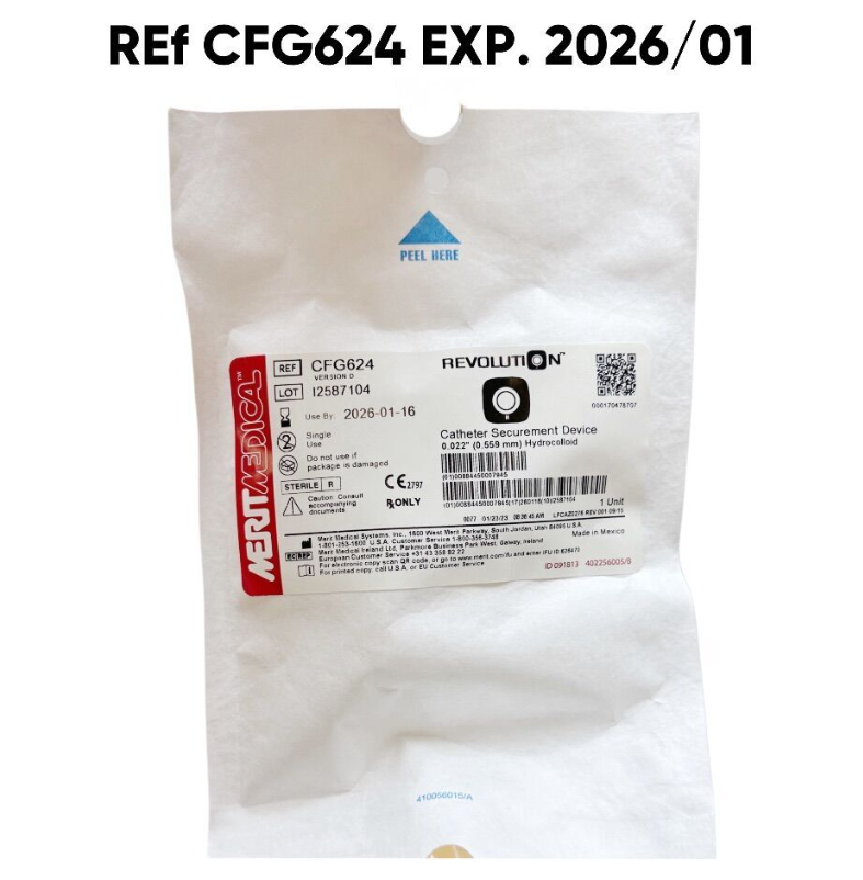 MERIT MEDICAL CFG624 REVOLUTION Catheter Securement Device EXP. 2026 01