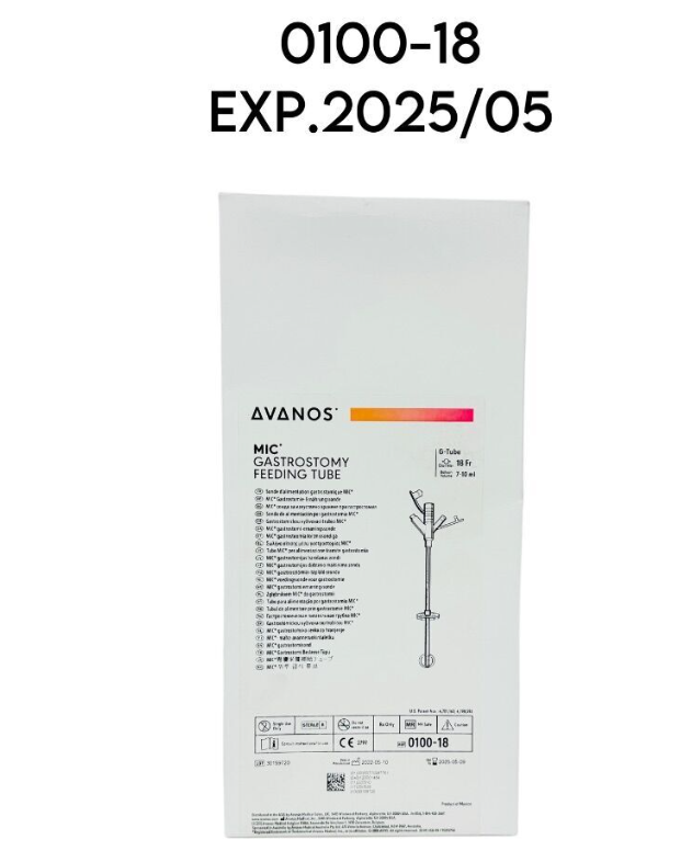 AVANOS 0100-18 MIC GASTROSTOMY FEEDING TUBE ЕXР.2025 05