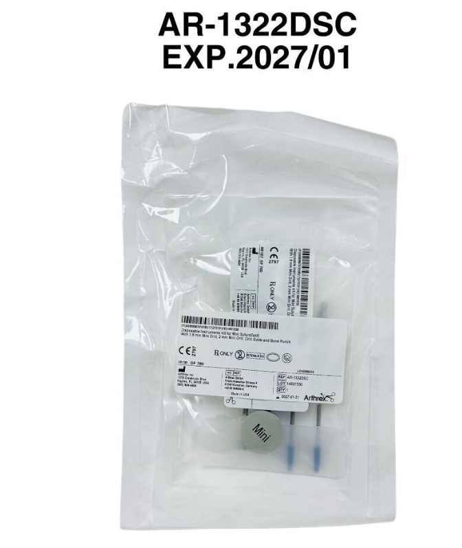ARTHREX AR-1322-DSC Disposable Instruments Kit for Mini SutureTak EXP.2027 01