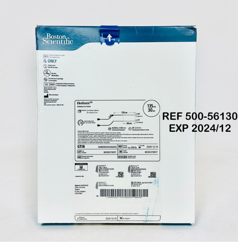 BOSTON SCIENTIFIC 500-56130 EkoSonic Endovascular Device 6F 135cm 30cm EXP 2024 12