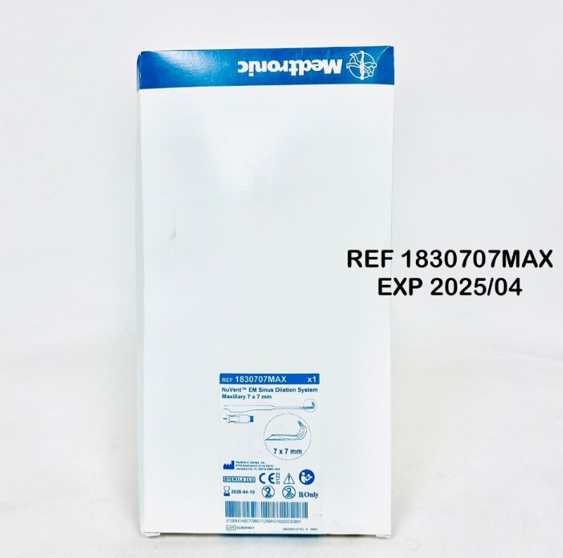 MEDTRONIC 1830707MAX NuVent EM Sinus Dilation System Maxillary 7 x 7 mm EXP 2025 04
