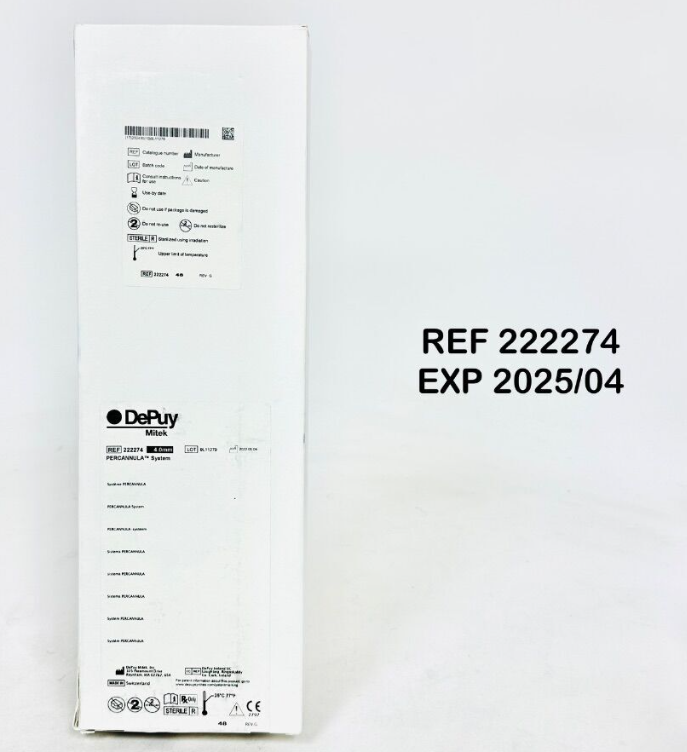 DEPUY MITEK 222274 4.0mm PERCANNULA System EXP 2025 04