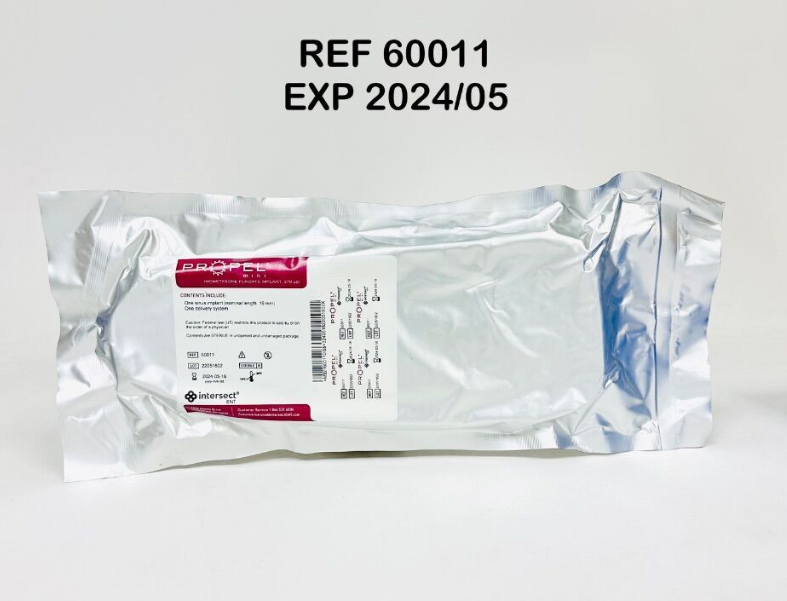 MEDTRONIC 60011 INTERSECT ENT PROPEL MINI 16MM IMPLANT W/ Delivery system Expired