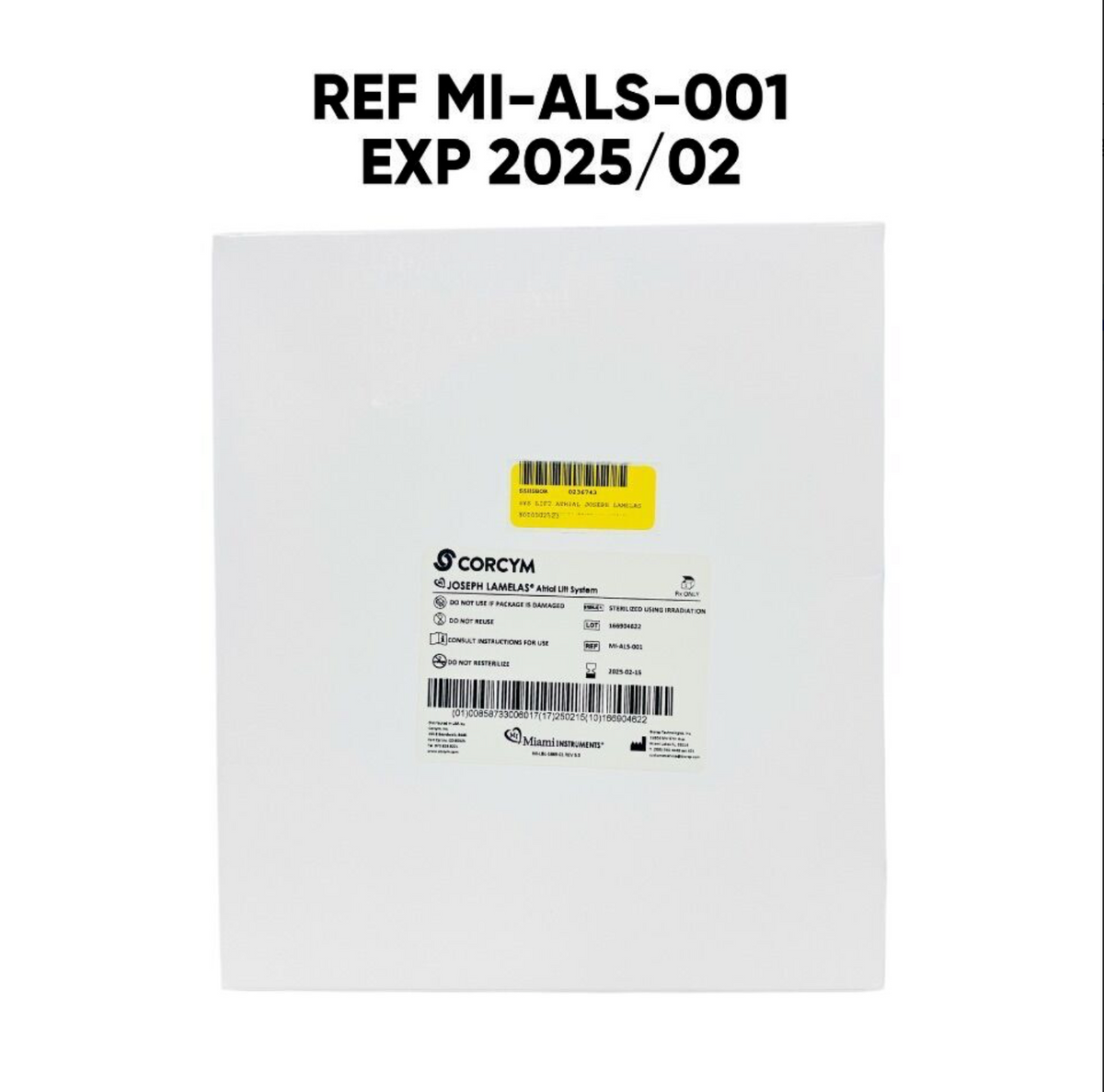 MIAMI INSTRUMENT MI-ALS-001 JOSEPH LAMELAS ATRIAL LIFT System 3 SIZES  EXP 2025 02