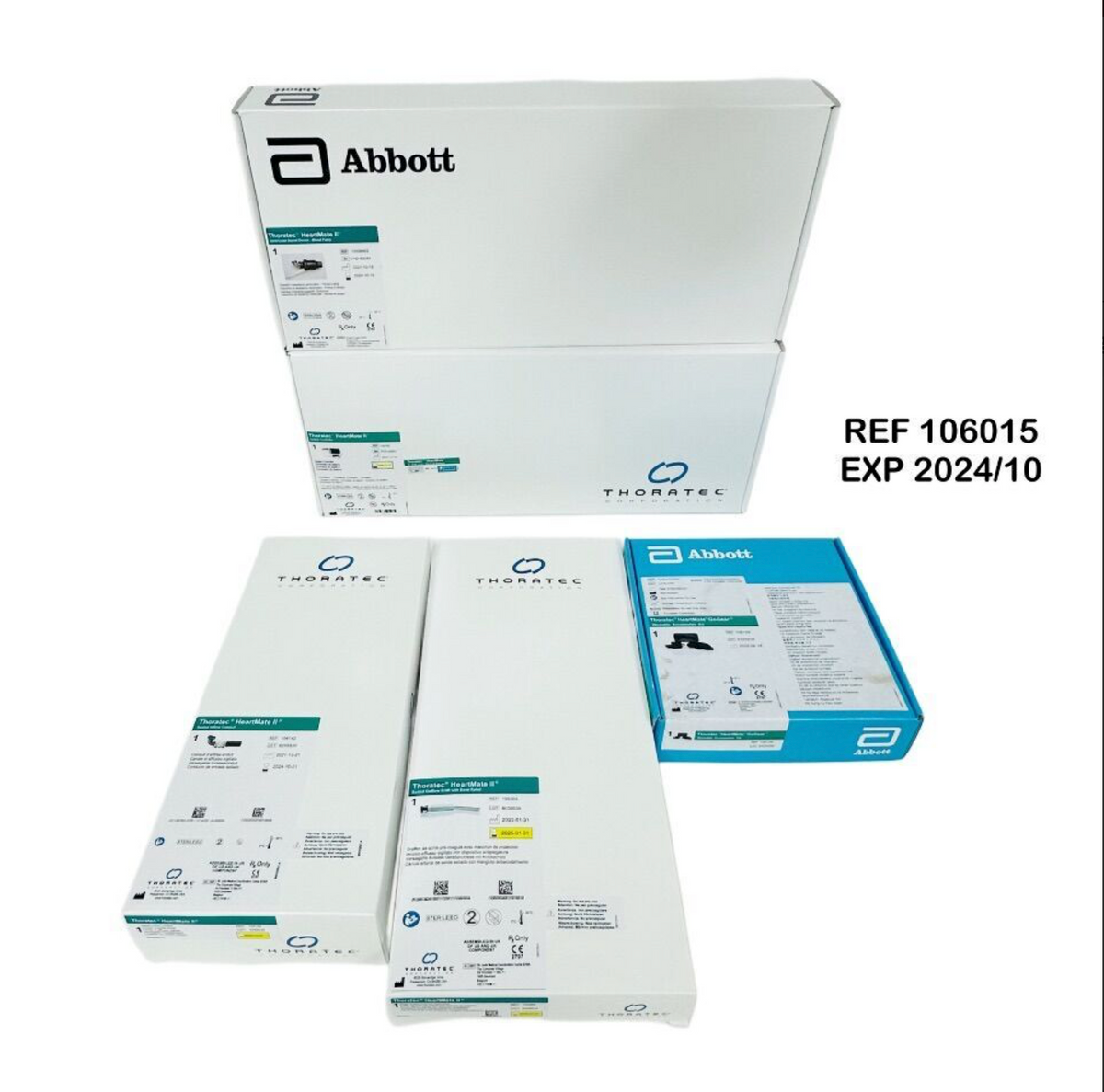 ABBOTT 106015 HeartMate II LVAS Implant Kit with Sealed Grafts and System Controller EXP 2024