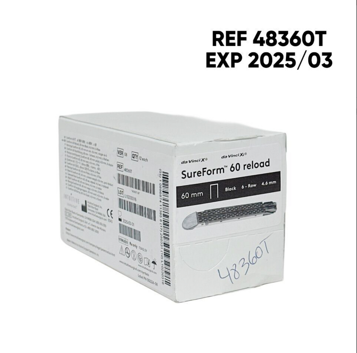 DA VINCI 48360T SureForm 60 reload 4.6 mm 12/BOX EXP 2025 03