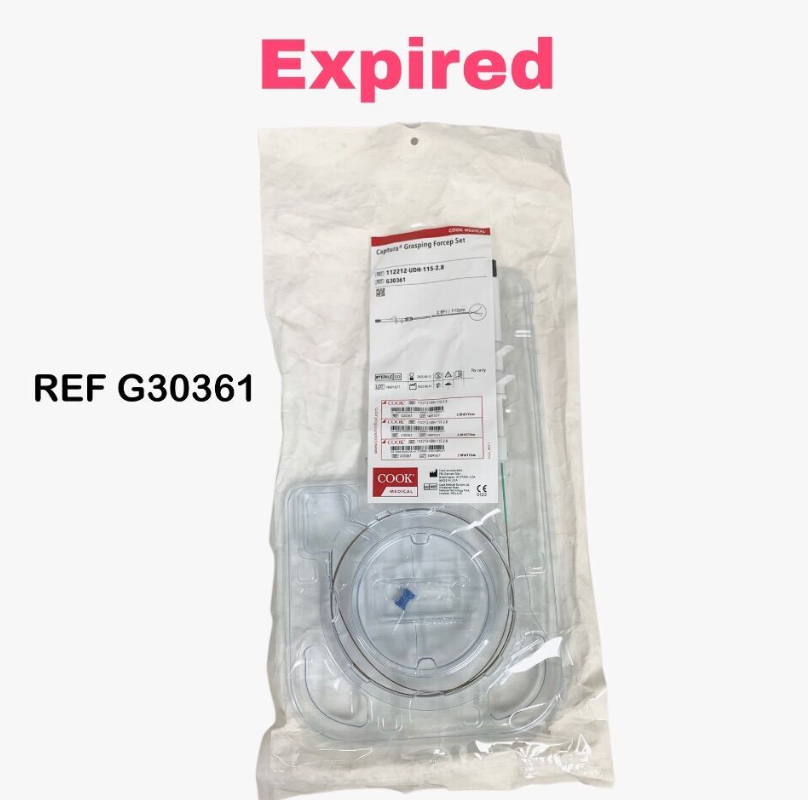 COOK MEDICAL G30361 Captura Grasping Forcep Set 2.8Fr  115cm  EXP 2025 08