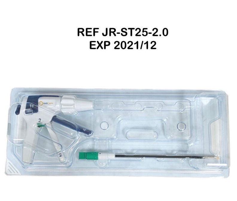 JUSTRIGHT SURGICAL JR-ST25-2.0 JustRight 5mm Stapler 25mm jaw 2.0 staple 20cm shaft EXP 2021 12