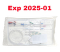 MEDICAL COMPONENTS DSL24P Hemo-Cath 8F x 24CM Silicone Double Lumen Catheter Set EXP.2025 01