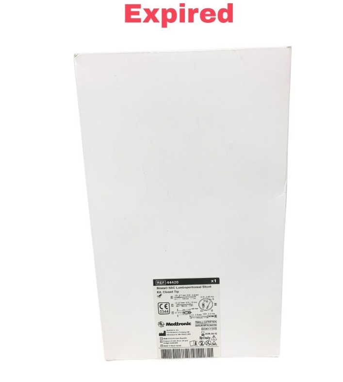 MEDTRONIC 44420 Strata NSC Lumboperitoneal Shunt Kit  Closed Tip  Barium Impregnated Exp.2025 04