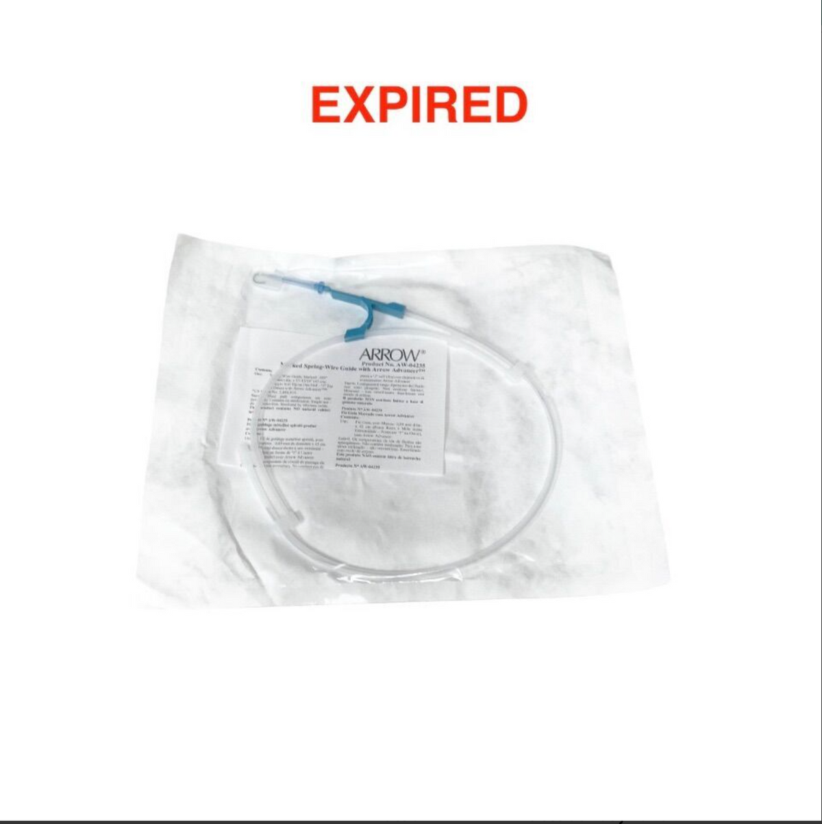 ARROW AW-04235 Spring Wire Guide Marked Medical Surgical Device EXP 2025 09