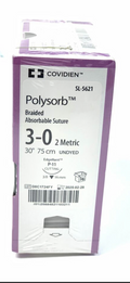 COVIDIEN SL 5621 Polysorb braided absorbable suture 3-0 30