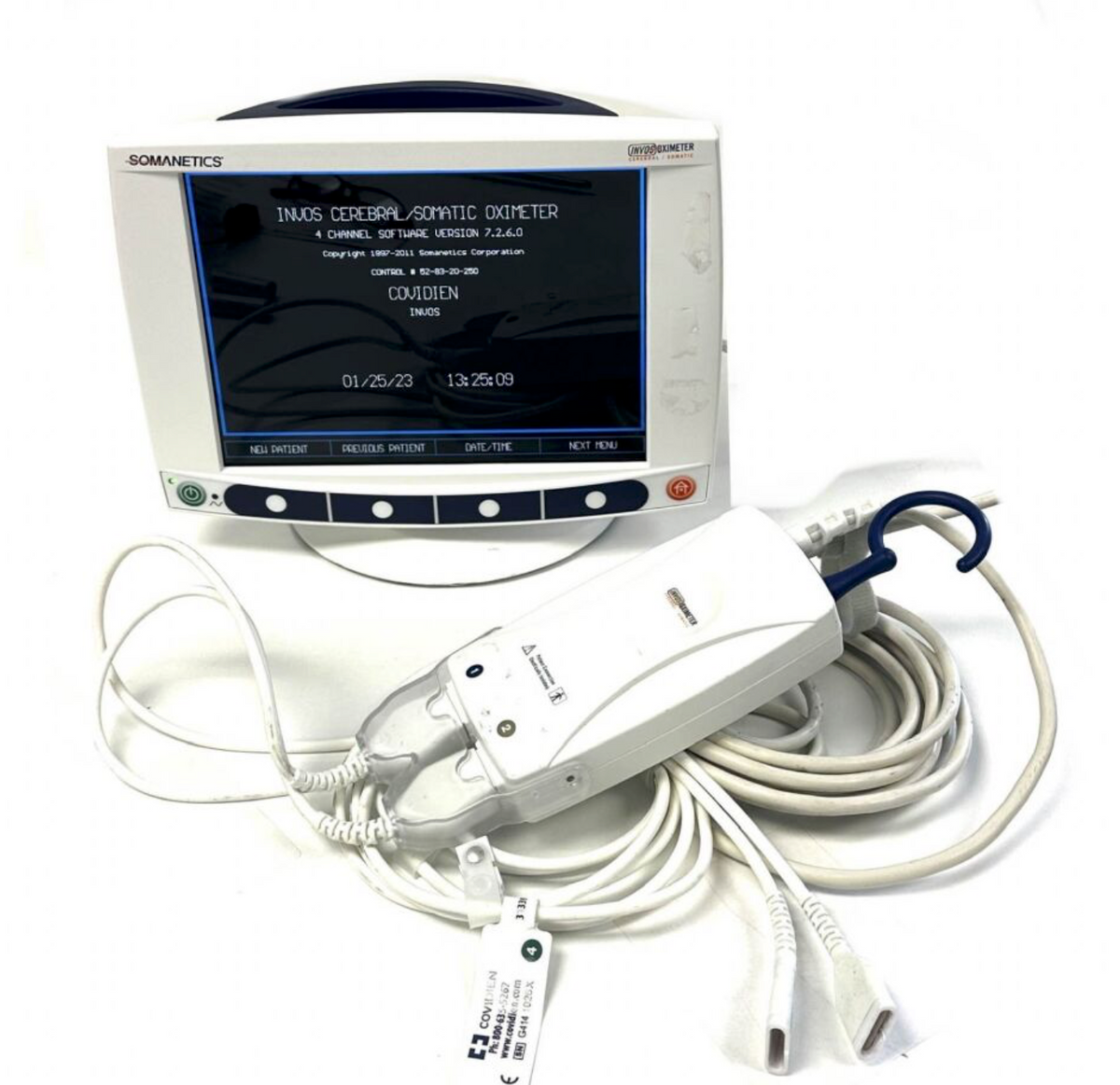 COVIDIEN 5100C Somanetics Invos Oximeter 5100C Cerebral Somatic with Preamplifier