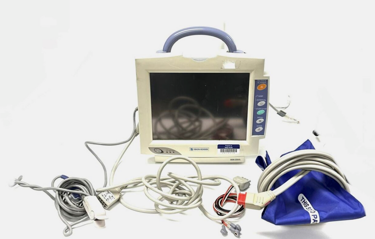 NIHON KOHDEN BSM-2354A Patient Monitor Lifescope  with CO2 ECG SpO2 NIBP recorder