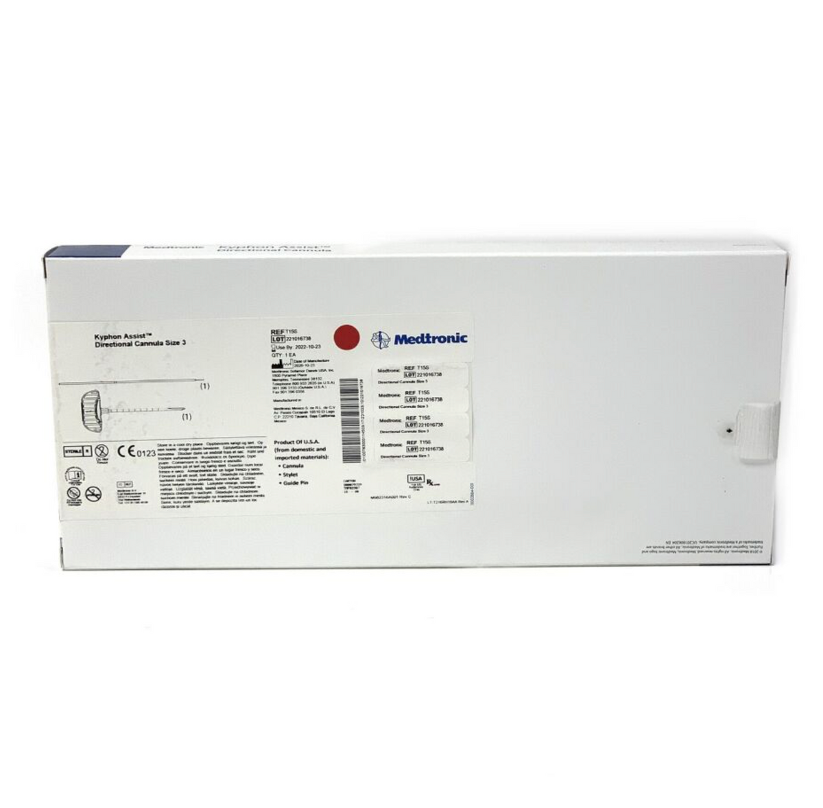 MEDTRONIC T15S KYPHON ASSIST DIRECTIONAL CANNULA EXP 2022 10