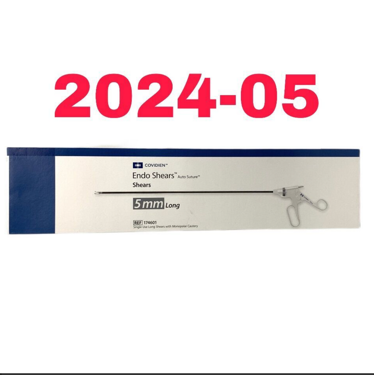 COVIDIEN 174601 ENDO SHEARS AUTO SUTURE EXP 2024 05