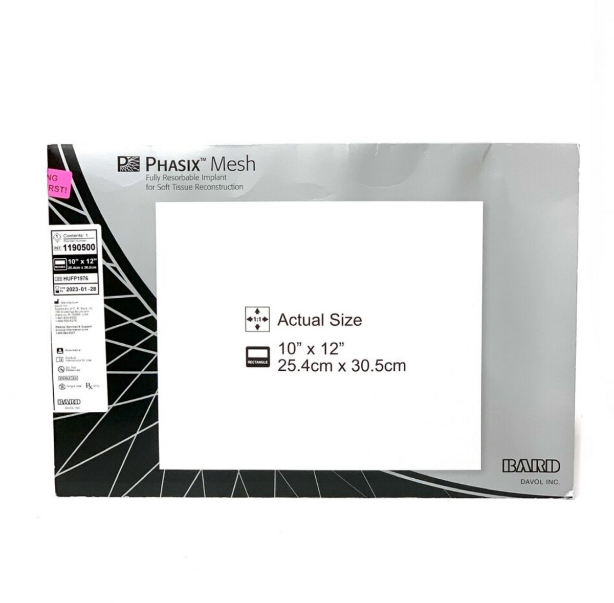 BARD 1190500 PHASIX MESH EXP 2023 01